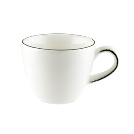 espresso cup 80 ml ENVISIO COSMOS BLACK porcelain white Ø with handle 80 mm H 50 mm product photo