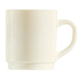 Bockbecher, Gastronomie ivory Uni, stackable, capacity 29 cl, Ø o. Hkl 79 mm, Ø m. Hkl. 110 mm, height 89 mm, weight 270 g product photo