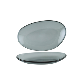 platter VAGO GLASS glass oval | 210 mm x 130 mm product photo
