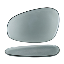 platter VAGO GLASS glass oval | 390 mm x 250 mm product photo