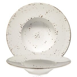 plate Ø 280 mm GRAIN Grain Banquet porcelain decor dotted white product photo