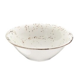 bowl GRAIN GOURMET 400 ml porcelain white dotted  Ø 160 mm  H 52 mm product photo