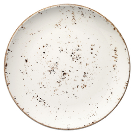 plate flat GRAIN porcelain Ø 305 mm white product photo