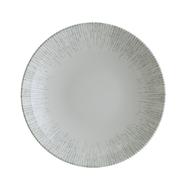 plate deep ENVISIO IRIS bonna Bloom 1000 ml porcelain white | blue rim grooves Ø 230 mm product photo
