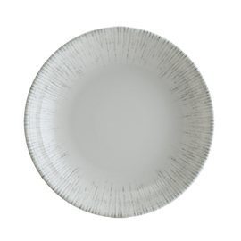 plate deep ENVISIO IRIS bonna Gourmet 500 ml porcelain white | blue rim grooves Ø 200 mm product photo
