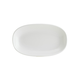 platter ENVISIO IRIS WHITE bonna Gourmet oval porcelain 150 mm x 86 mm product photo