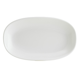 platter ENVISIO IRIS WHITE bonna Gourmet oval porcelain 240 mm x 170 mm product photo
