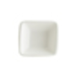 bowl ENVISIO IRIS WHITE Moove Premium Porcelain white with relief rectangular | 90 mm x 80 mm product photo