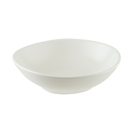bowl ENVISIO IRIS WHITE Vago 560 ml Premium Porcelain white with relief oval | 180 mm x 162 mm H 55 mm product photo