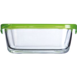 storage container KEEP N BOX with lid green transparent 0.76 l  L 174 mm  B 127 mm  H 59.5 mm product photo