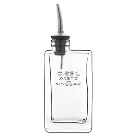 vinegar bottle OPTIMA glass 250 ml inscription 75 mm x 51 mm H 200 mm product photo