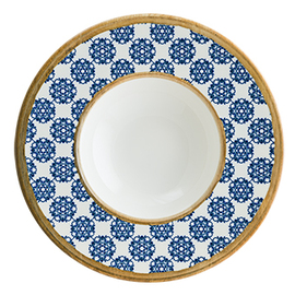 pasta plate Ø 280 mm LOTUS bonna Banquet porcelain decor floral product photo