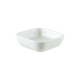 square bowl 55 ml MOOD CREAM porcelain 90 mm x 90 mm H 28 mm product photo