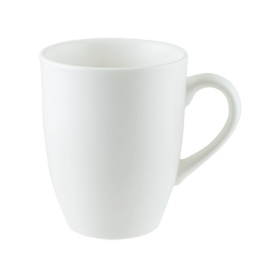 Buck Cups 330 ml MATT WHITE Conic porcelain white Ø with handle 116 mm H 80 mm product photo