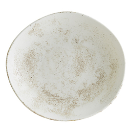 plate deep ENVISIO NACROUS Vago porcelain oval asymmetrical | 260 mm x 240 mm product photo