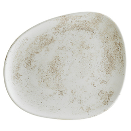 plate flat ENVISIO NACROUS Vago porcelain oval asymmetrical | 330 mm x 275 mm product photo