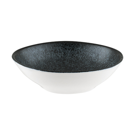 bowl ENVISIO VESPER Vago 560 ml Premium Porcelain black oval | 180 mm x 162 mm H 55 mm product photo