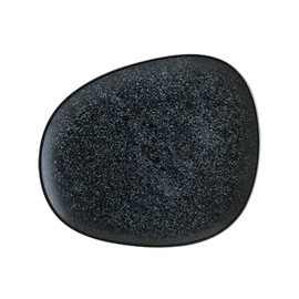 plate flat ENVISIO VESPER Vago porcelain black oval | 240 mm x 198 mm product photo