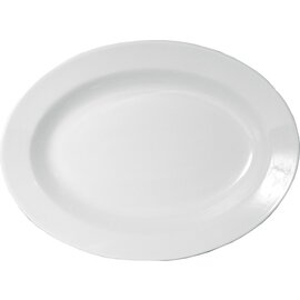 plate NAPOLI porcelain white oval | 490 mm  x 365 mm product photo