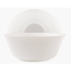 Salad bowl, evolution white uni, capacity 230 cl, Ø 240 mm, height 98 mm, weight 778 g product photo