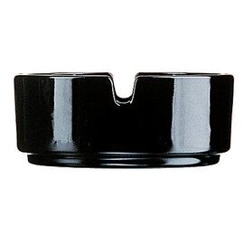 stacking ashtray glass black  Ø 85 mm  H 36 mm product photo