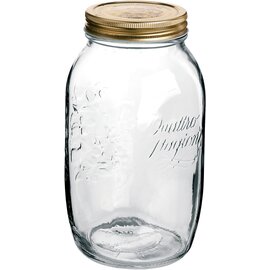 Jar Quattro Stagioni, with metal screw cap, 150 cl, Ø 113 mm, H 210 mm product photo