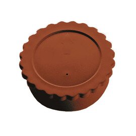 Euro lid RESTAURANT WHITE polypropylene brown suitable for article number 400707 Ø 80 mm|90 mm H 33 mm product photo