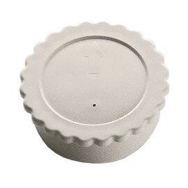 Euro lid RESTAURANT WHITE polypropylene grey suitable for article number 400707 Ø 80 mm|90 mm H 33 mm product photo