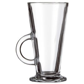 coffee glass 28 cl transparent with handle product photo