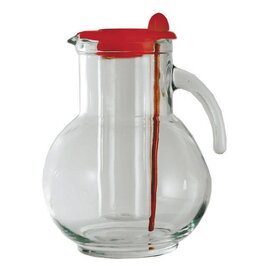 pitcher kufra KUFRA glass with lid 2150 ml H 188.5 mm | pitcher|lid |stirrer|ice container product photo