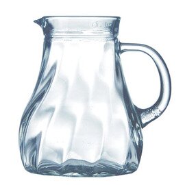 carafe SALZBURG glass with relief calibration marks 0.2 ltr H 102 mm product photo