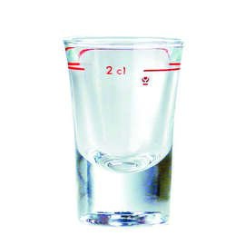 stamper glass JUNIOR 3 cl. with mark; 2 cl product photo