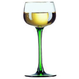 Vin du Rhin, Alsace wine glass, m.grünem foot, GV 15,5, cl., Smooth, Ø 73 mm, H 162 mm product photo