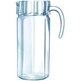 Glass jug octime, 2 liters, Ø from edge to edge 115 mm and Ø from corner to corner 106mm, Ø with handle 170 mm, H 267 mm product photo