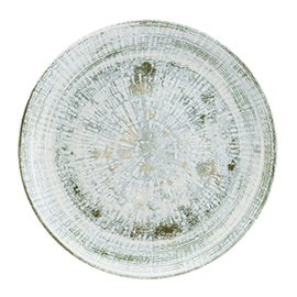 plate flat ENVISIO ODETTE OLIVE bonna Gourmet porcelain Ø 270 mm product photo