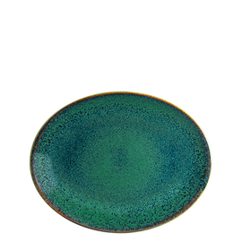 plate ORE MAR Moove porcelain green oval | 250 mm x 190 mm product photo