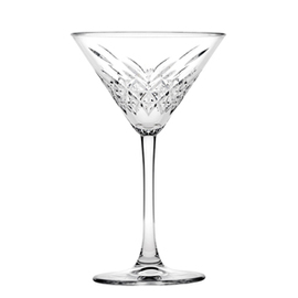 Martini cocktail glass Timeless 23 cl with relief product photo