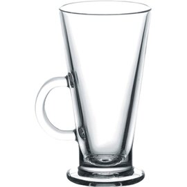 coffee glass COLOMBIAN 26.3 cl transparent with handle product photo