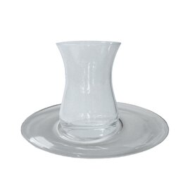 tea glass Aida 14 cl with saucer product photo