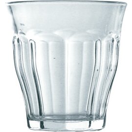 glass tumbler PICARDIE 31 cl with relief product photo