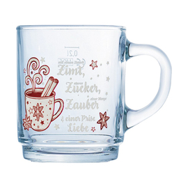 mulled wine mug with decor 25 cl 0.2l /-/ product photo