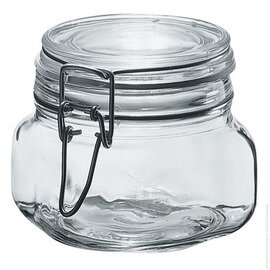 preserving jar 500 PRIMIZIE ERMETICO | 500 ml H 96 mm • clip lock|rubber ring product photo