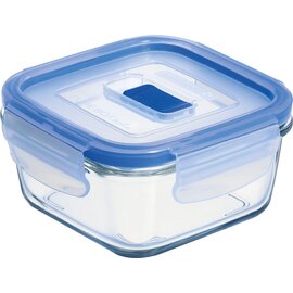 storage container PURE BOX ACTIVE with lid 0.38 ltr square L 114 mm x 114 mm H 53.5 mm product photo