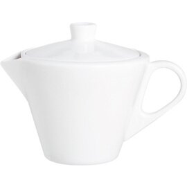 tea pot MERA porcelain with lid white 400 ml H 95 mm product photo