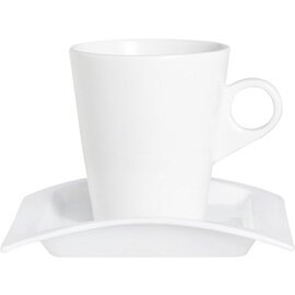 Bockbecher, &quot;MERA UNI WHITE&quot;, 30 cl, Ø with handle 115 mm, H 95 mm, complete with saucer product photo