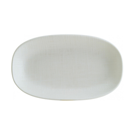 platter IKAT WHITE bonna Gourmet porcelain white oval | 150 mm x 86 mm product photo