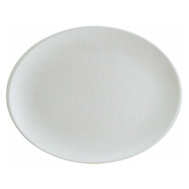 platter IKAT WHITE Moove oval porcelain 360 mm x 280 mm product photo