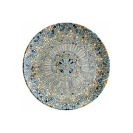 plate flat LUCA MOSAIC bonna Gourmet porcelain multi-coloured Ø 170 mm product photo