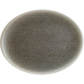platter LUCA WOOD Moove oval porcelain 310 mm x 240 mm product photo