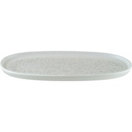 platter flat HYGGE LUNAR WHITE porcelain white oval | 360 mm x 175 mm product photo